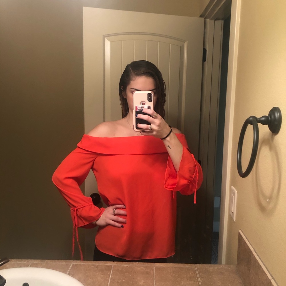 NWT banana republic off the shoulder blouse